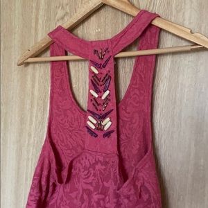 Free people beaded top